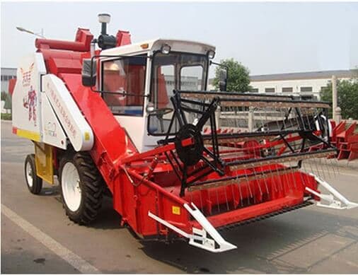 Soybean Combine Harvester