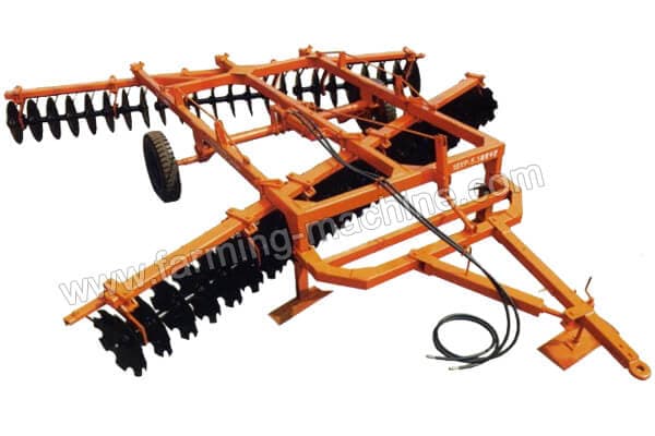 hydraulic offset light duty disc harrow