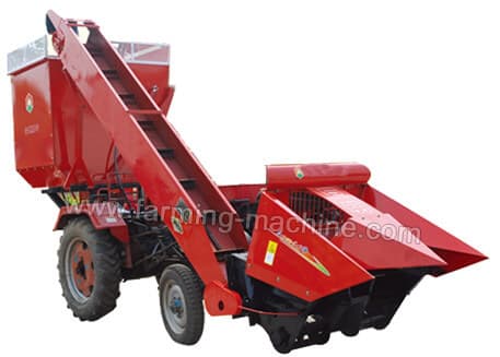 combine corn harvesting machine