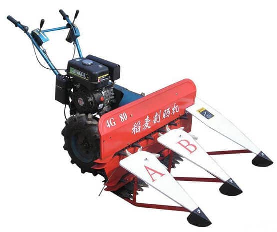 paddy wheat harvester
